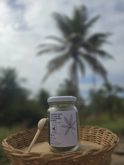 FARINHA DAS FOLHAS DA MACAXEIRA 50G