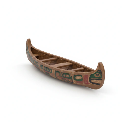 Canoa com desenhos