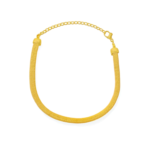 Pulseira Folheada a Ouro 18k Fita Laminado - comprar online