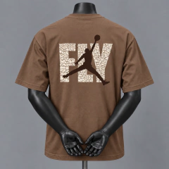 Camiseta Oversized Jordan Fly Marrom REF-4710
