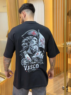 Camiseta Oversized Vasco Almirante Preta - REF-4605 na internet