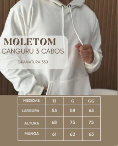 Moletom Canguru Jordan Flight Off White | Flanelado | Unissex | Ref. 4579 - loja online