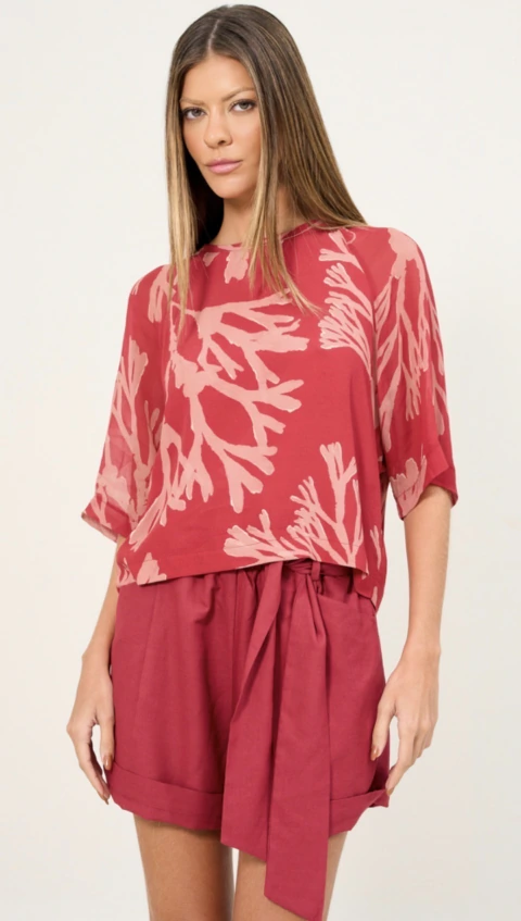 Blusa estampada