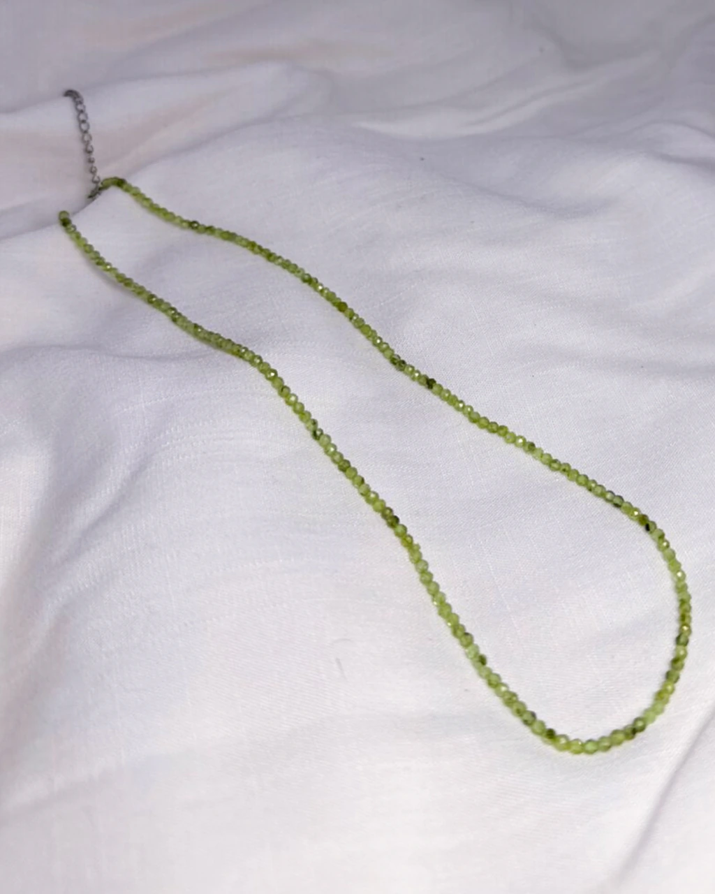 Colar Água-Marinha Facetado 2mm