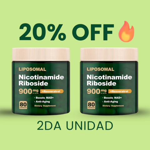 Suplemento Sentianlabs Liposomal Nad Resveratrol 900 Mg X 80 Capsulas en internet