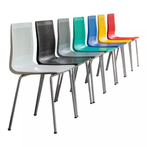 Silla Plastica Apilable Anana Diseño Comedor Cocina Reforzada