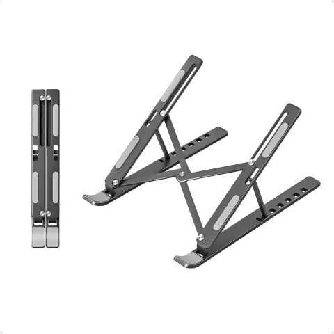 Soporte Notebook Plegable Base en X Aluminio Ajustable