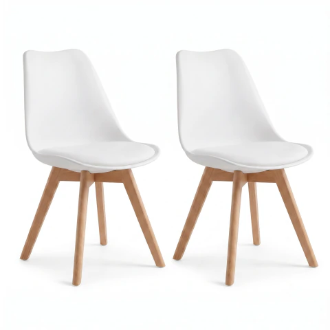 Sillas Tulip x2 Eames Comedor Living Diseño Polipropileno