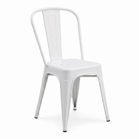 Silla Tolix Plástica Exterior Jardín Estilo Industrial