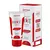 Embalagem e tubo do Lubrificante Corporal Beijável Hot Premium sabor Morango 60g da La Pimienta