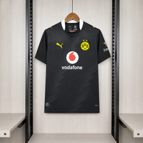 Camisa Borussia Dortmund II 2026/27 - Masculina Torcedor - Preto