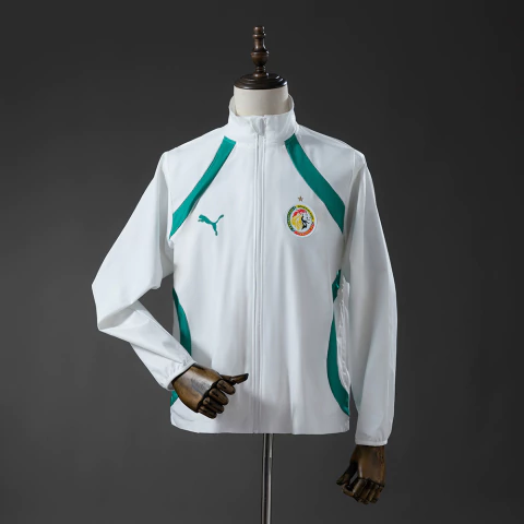 Casaco Jaqueta Senegal 2026 - Branco - Copa do Mundo - comprar online