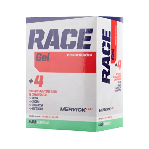 MERVICKLAB - GEL ENERGÉTICO RACE X 12 40G