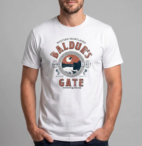 Camiseta Baldur's Gate - Sword Coast