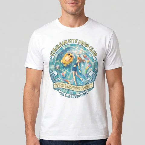 Camiseta Pokémon - Psy Pool Party [DROP DA SEMANA]