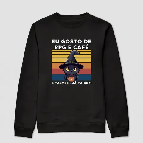 Moletom Suéter RPG - RPG e Café