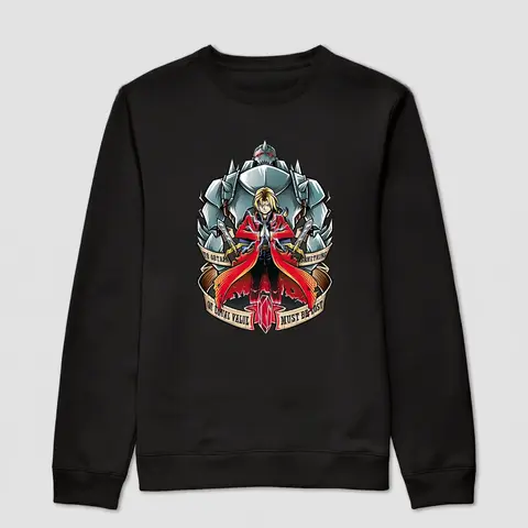 Moletom Suéter Fullmetal Alchemist - Troca Equivalente
