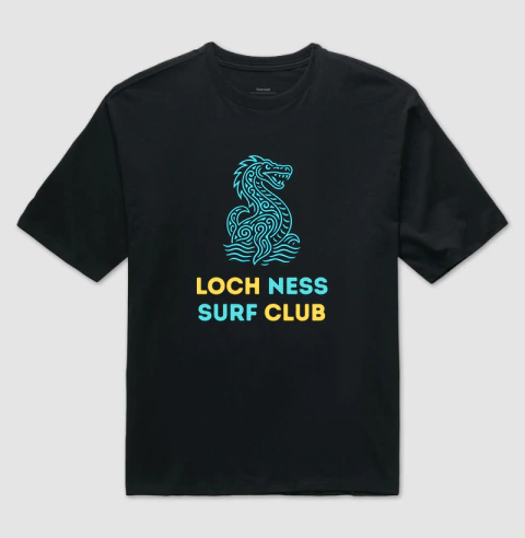 Loch Ness Surf Club | Camiseta Oversized