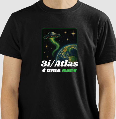 3i/Atlas é uma Nave - Ilustração | Camiseta Padrão