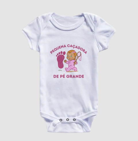 Pequena Caçadora de Pé Grande | Body Infantil