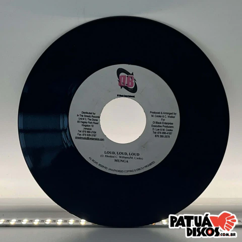 Munga / Flex, Kibaki - Loud Loud Loud / Run Di Place - 7"