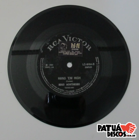Hugo Montenegro - Tomorrow's Love (Morir Un Poco) - 7"