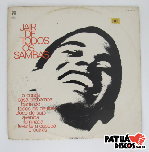 Jair Rodrigues - Jair De Todos Os Sambas - LP