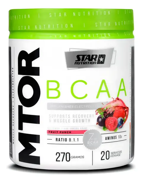 Star Nutrition - Aminoacidos - Mtor BCAA sabor Frutos Rojos x 270grs