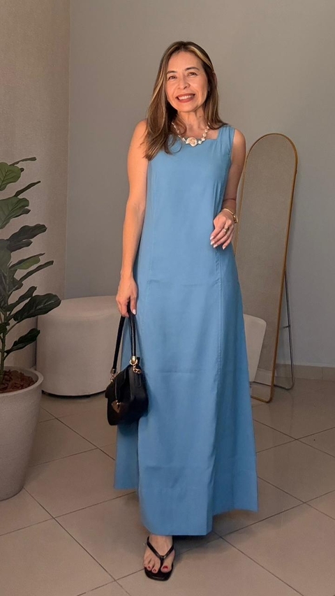 Vestido Perla Azul