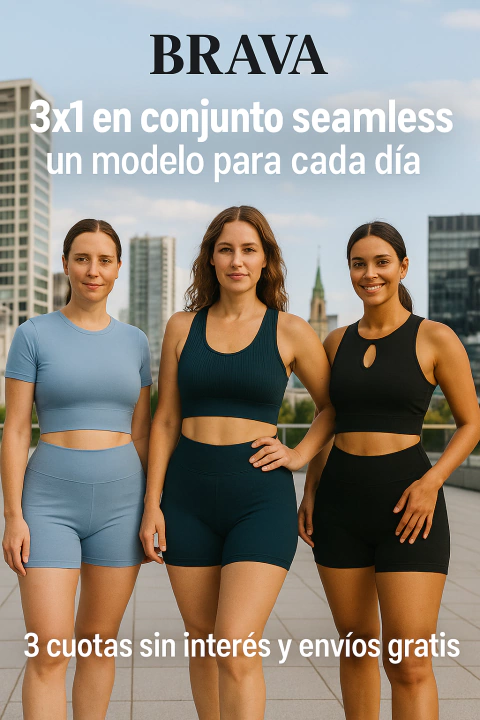 3x1 en Conjuntos Seamless BRAVA! | OFERTA SOLO POR HOY - comprar online