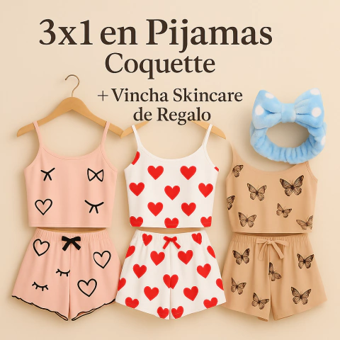 3x1 en Pijamas de verano Brava -Comodidad y estilo- (40% OFF) - comprar online