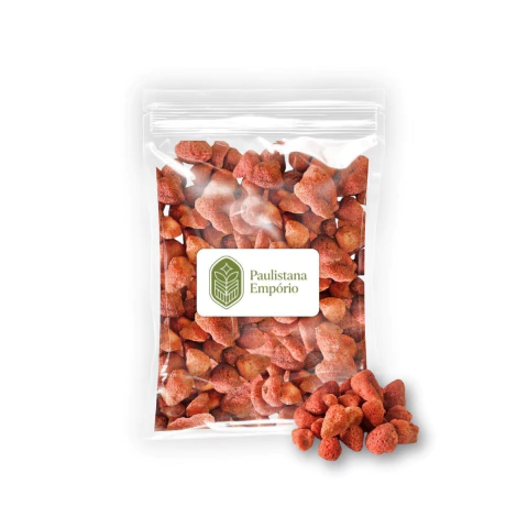 Morango chips desidratado