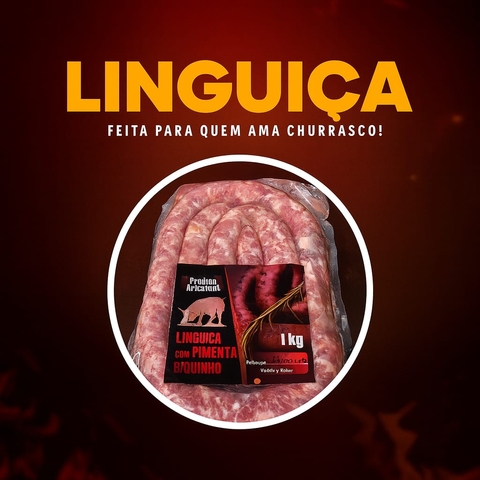 Vila ouro Linguiça de pernil com pimenta biquinho caseira 1 kg