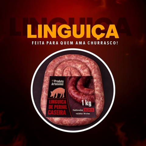 Vila ouro Linguiça de pernil caseira 1 kg
