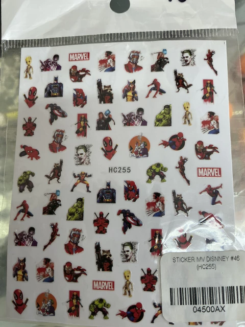 sticker marvel
