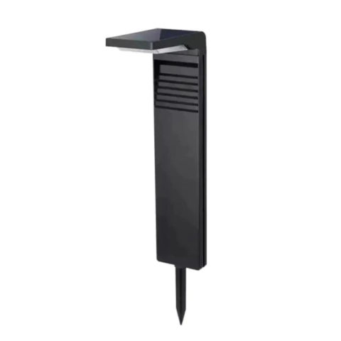 Estaca solar Titania Negra 2W Cálido 3000K
