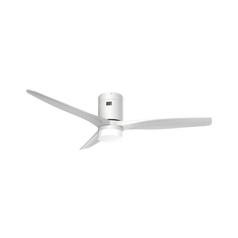 Ventilador de techo Aruba con luz 18W CCT Smart con aspas 100% madera