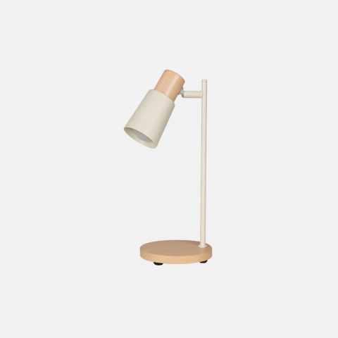 Velador Italia de madera E27 - comprar online