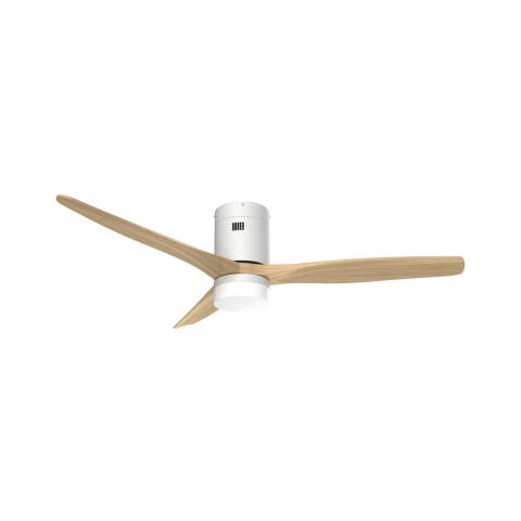 Ventilador de techo Aruba con luz 18W CCT Smart con aspas 100% madera - Iluminando
