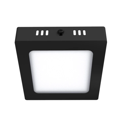 Plafón de techo Cuadrado Led Negro - comprar online