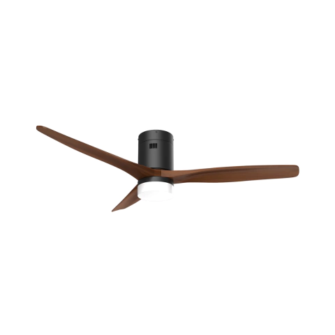 Ventilador de techo Aruba con luz 18W CCT Smart con aspas 100% madera en internet