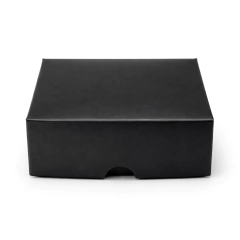 Caja cofre 10 x 10 x 4,5 cm (negra) (CAJ008) - comprar online