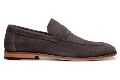 Sapato Mocassim Masculino CNS Camurça Soho-06 - CNS Calçados