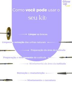 KIT BROCAS PROFISSIONAL GLOW UP na internet