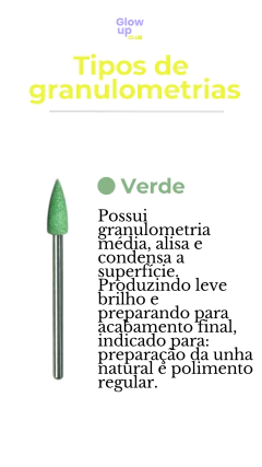 BROCA POLIDORA VERDE GRANULOMETRIA MEDIA N°70206 na internet