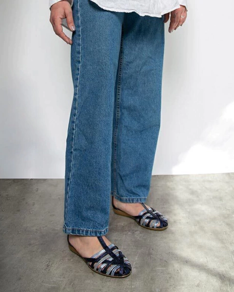 Sandalias Iris azul y Celeste - comprar online