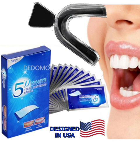 TIRAS WHITE BLANQUEADORAS + PLACA DENTAL