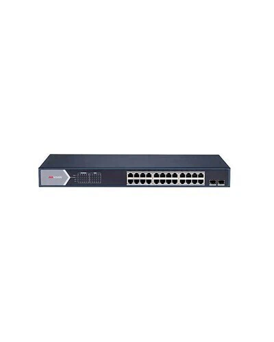 Hikvision DS-3E0526P-E/M(B) Switch PoE Gigabit 24 Puertos Rack