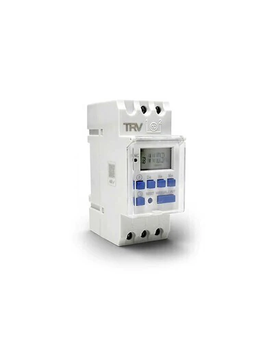 Temporizador Digital Trv Programable Voltimer Din 220v 10a Tmp003