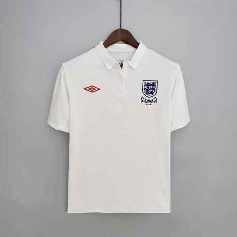 Camisa Umbro Inglaterra Home 2010 Masculina - Branca - comprar online